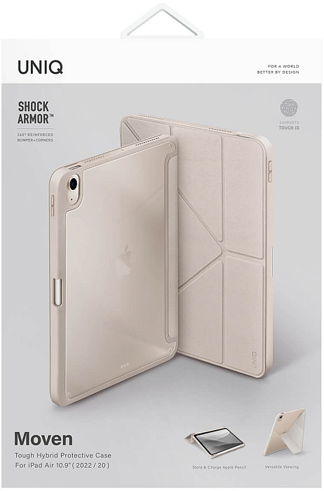 Чехол Uniq Moven для iPad Air 10.9 (NPDA10.9(2022)-MOVIVY) 2020/2022 (Ivory) купить в интернет-магазине icover