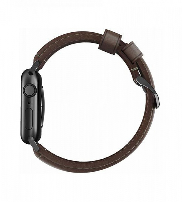 Ремешок Nomad Traditional Strap (NM1A3RBT00) для Apple Watch Series SE/6/2/3/4 38/40 mm (Brown/Black) купить в интернет-магазине icover