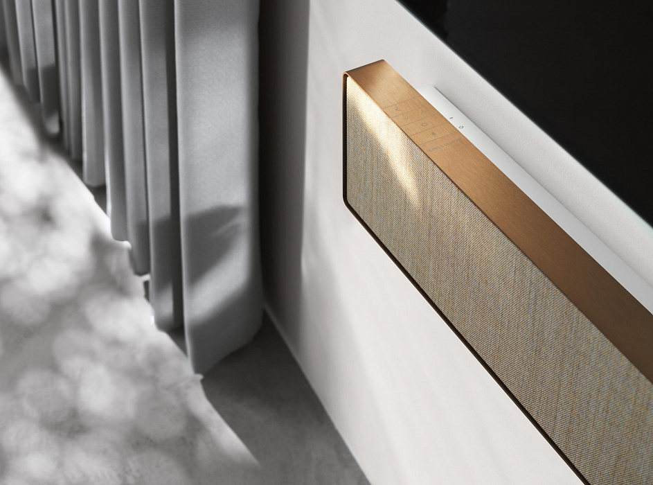 Саундбар Bang & Olufsen BeoSound Stage (Bronze Tone/Warm Taupe) купить в интернет-магазине icover