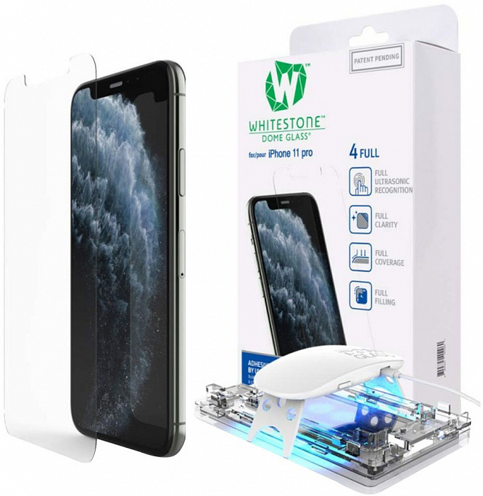 Защитное стекло Whitestone Dome без лампы (8809365403790) для iPhone 11 Pro (Clear) купить в интернет-магазине icover