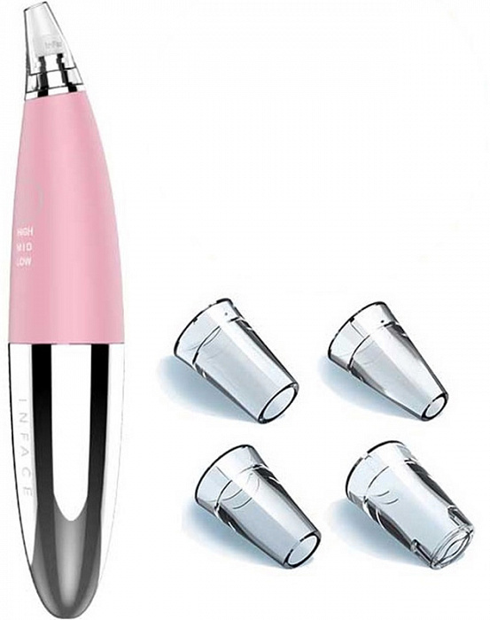 Аппарат для вакуумного очищения кожи InFace MS7000 (Pink) купить в интернет-магазине icover