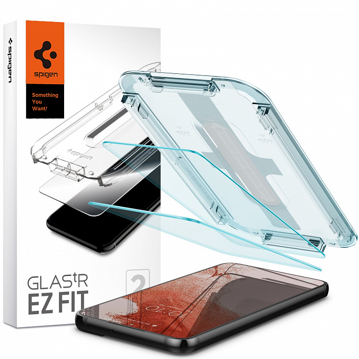Защитное стекло Spigen Glas.tR EZ Fit 2 Pack (AGL04145) для Samsung Galaxy S22+ (Clear) купить в интернет-магазине icover