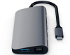 USB-концентратор Satechi Aluminum Type-C Multimedia Adapter ST-TCMM8PAM (Space Gray) купить в интернет-магазине icover