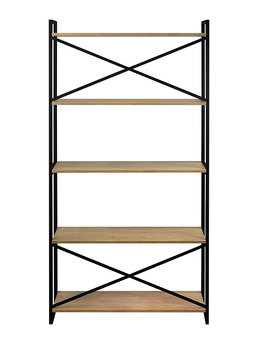 Стеллаж лофт RIDBERG CHICAGO 5 полок (Oak) купить в интернет-магазине icover
