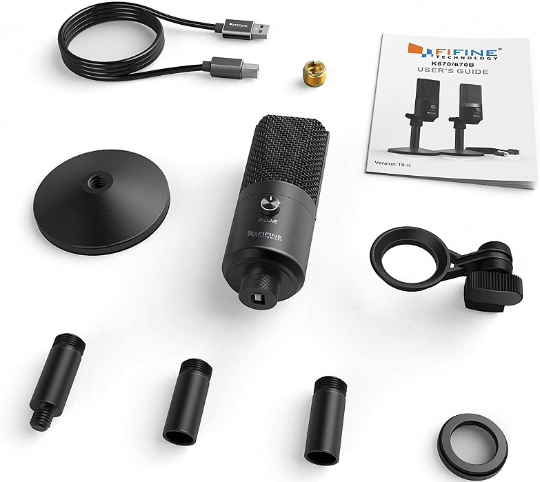 Микрофон Fifine K670B (Black) купить в интернет-магазине icover