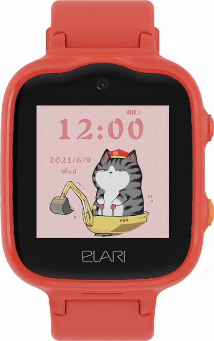 Детские умные часы Elari KidPhone 4G Bubble (Red) купить в интернет-магазине icover