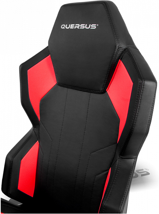Игровое кресло Quersus Geos G702/XR (Black/Red) купить в интернет-магазине icover
