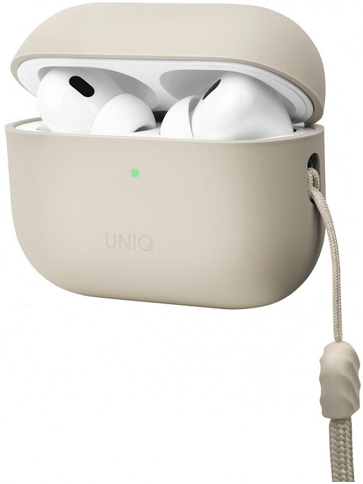 Чехол Uniq Lino (AIRPODSPRO2-LINOIVY) для Airpods Pro 2 (Ivory Beige) купить в интернет-магазине icover