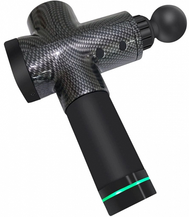 Перкуссионный массажер GESS Revolver (Black) купить в интернет-магазине icover