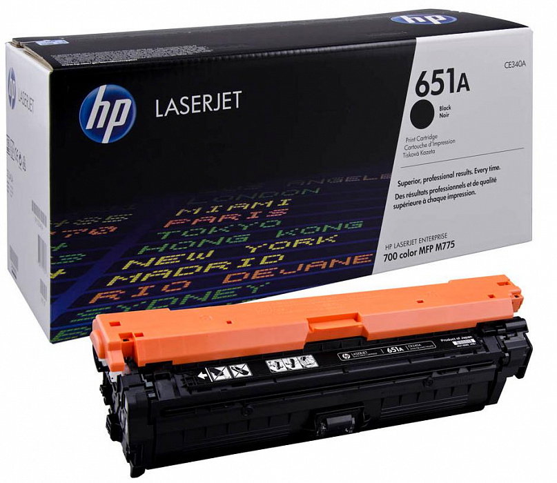 Картридж HP 651A (CE340A) для принтера HP LaserJet (Black) купить в интернет-магазине icover