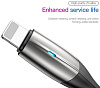 Кабель Baseus Horizontal Data Cable (CALSP-B01) USB/Lightning 1m (Black) купить в интернет-магазине icover