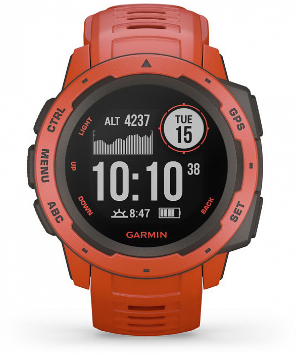 Умные часы Garmin Instinct 010-02064-02 (Flame Red) купить в интернет-магазине icover