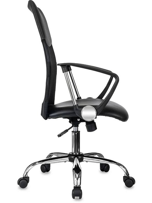 Кресло офисное Бюрократ CH OMEGA SL сетка/ткань/экокожа (Black) купить в интернет-магазине icover