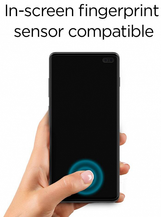 Комплект защитных пленок Spigen NeoFlex HD (606FL25695) для Samsung Galaxy S10 Plus (Clear) купить в интернет-магазине icover