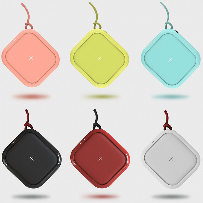Внешний аккумулятор с функцией беспроводной зарядки Mipow Power Cube 10000 Plus (Light Green) купить в интернет-магазине icover