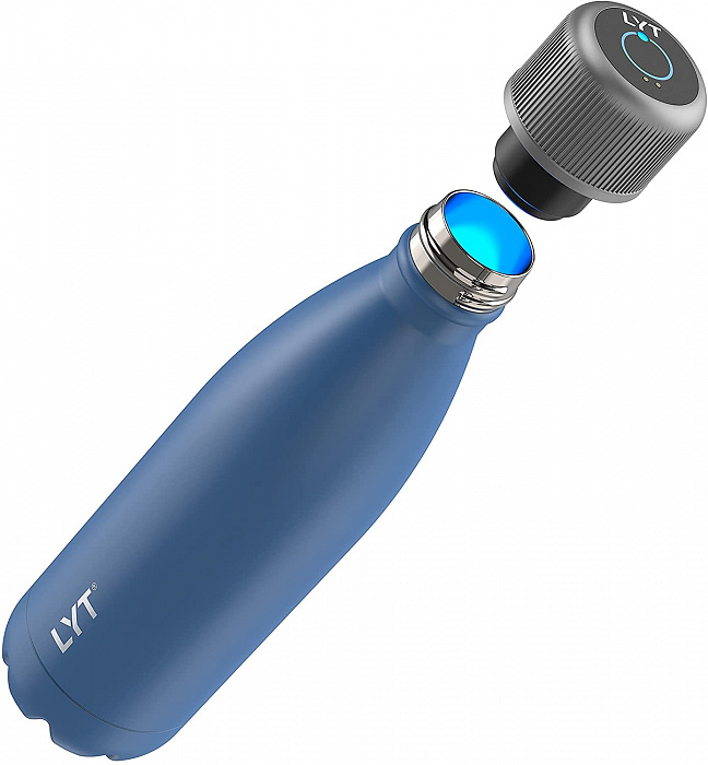 Умная бутылка CrazyCap LYT Stainless Steel 0.5L LYT-17-CB (Blue) купить в интернет-магазине icover