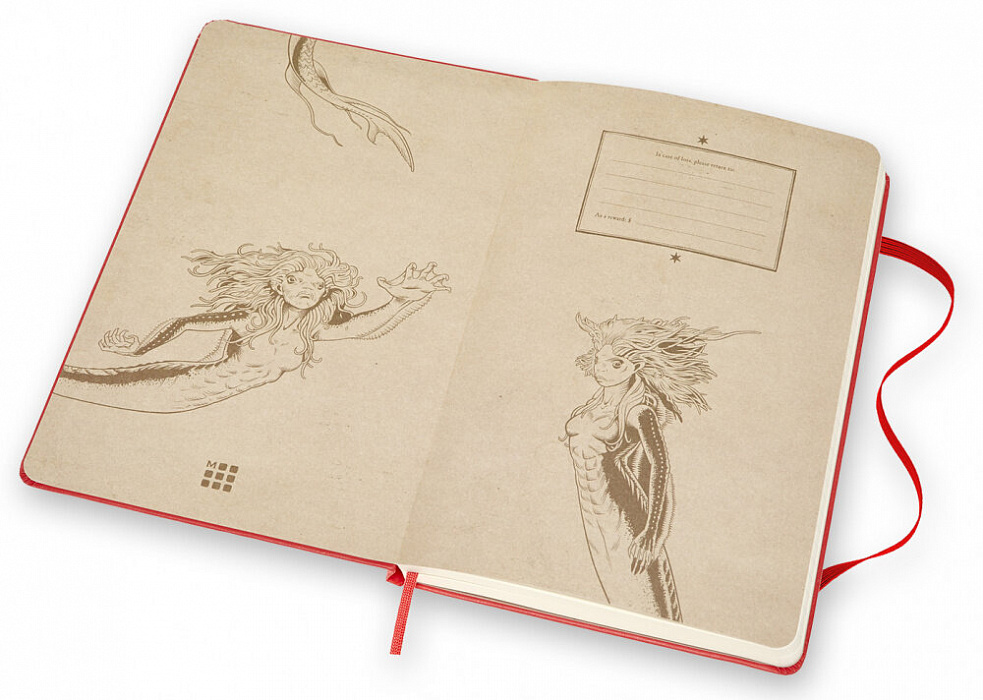 Блокнот Moleskine Harry Potter Limited Edition Large (LEHP02QP060D) в линейку (Red) купить в интернет-магазине icover