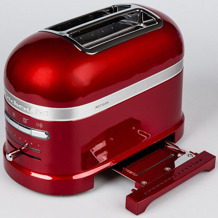 Тостер на 2 хлебца KitchenAid Artisan 2-Slice Automatic Toaster 5KMT2204ECA (Candy Apple) купить в интернет-магазине icover
