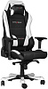 Компьютерное кресло DxRacer OH/IS11/NW (Black/White) купить в интернет-магазине icover
