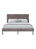Кровать двуспальная RIDBERG LUGANO 160x200 Велюр NEO 08 (Coffee) купить в интернет-магазине icover