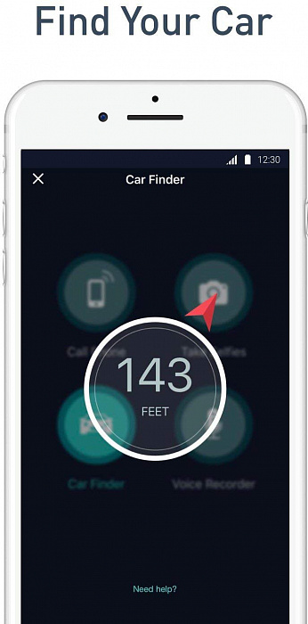 Электронный брелок Nonda ZUS Car Key Finder ZUKFBKMCC (Black) купить в интернет-магазине icover