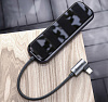 Хаб Baseus Multi-functional HUB Type-C - 4xUSB3.0+PD Deep Grey (CAHUB-EZ0G) купить в интернет-магазине icover