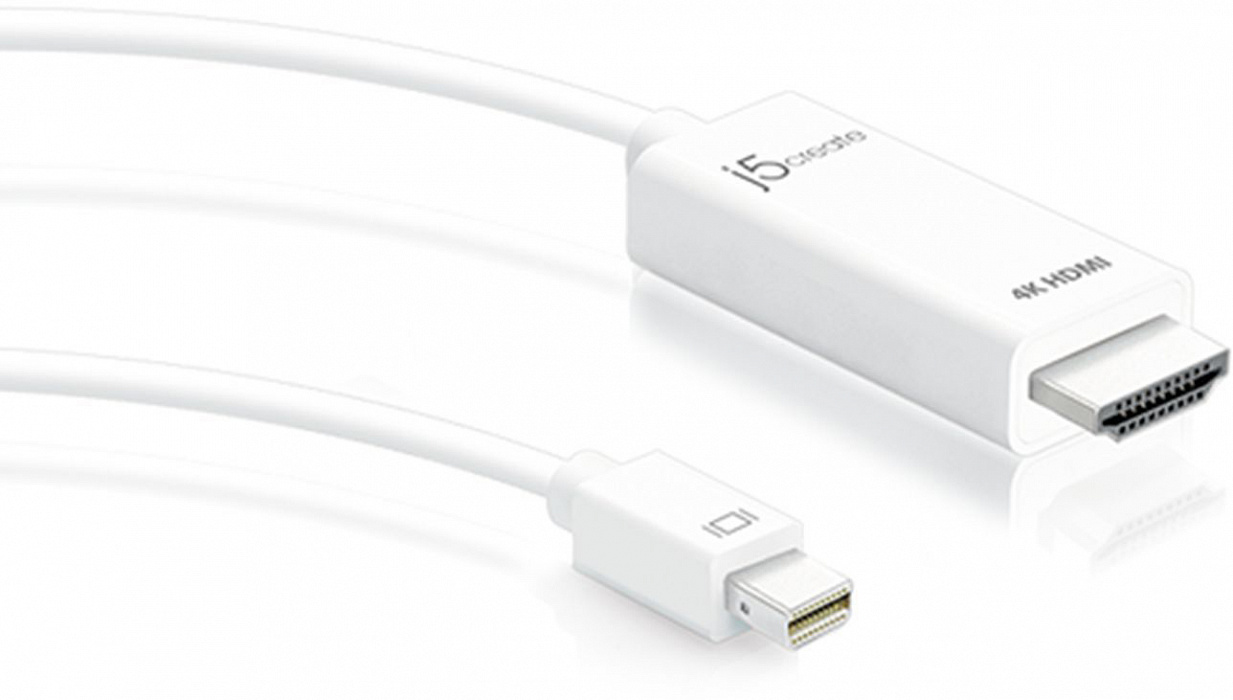 Переходник j5create JDC159 MiniDisplayPort to 4K HDMI (Silver) купить в интернет-магазине icover