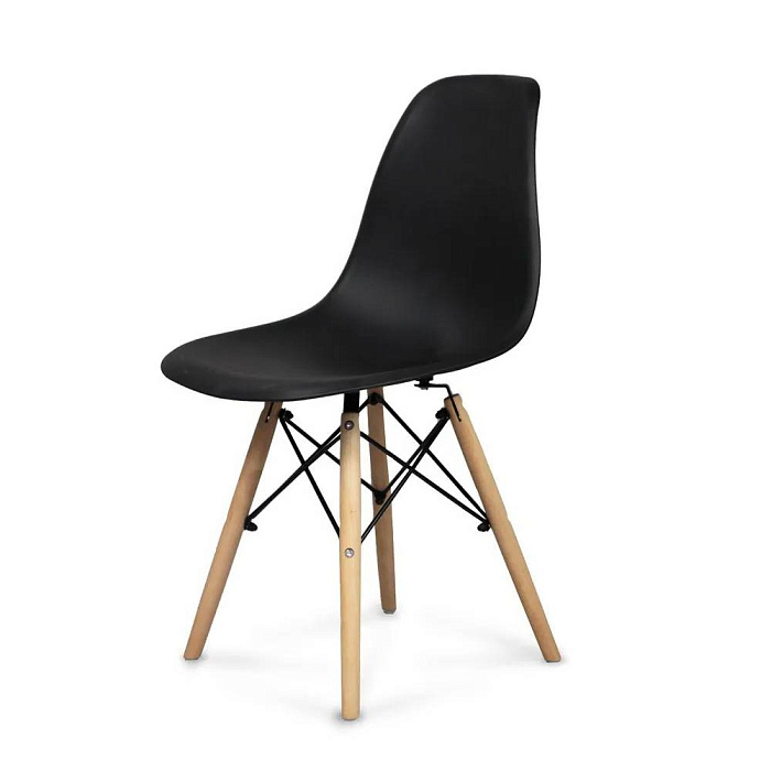 Комплект стульев RIDBERG DSW EAMES 4 шт. (Black) купить в интернет-магазине icover