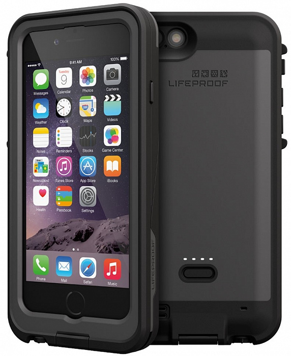 LifeProof Fre Power Case - чехол-аккумулятор для iPhone 6 (Black) купить в интернет-магазине icover