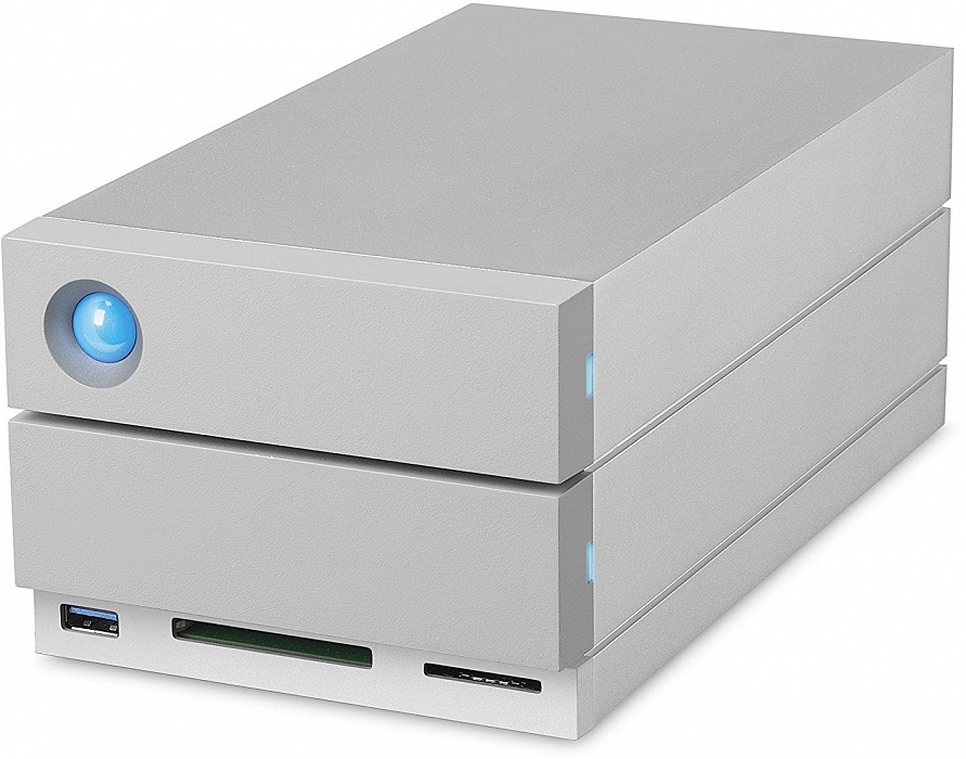 Сетевое хранилище LaCie 2big Dock (STGB28000400) Thunderbolt 3 28Tb (Silver) купить в интернет-магазине icover