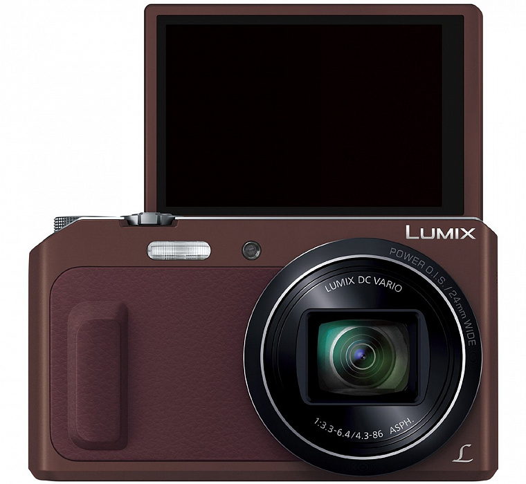Panasonic Lumix (DMC-TZ57EE-T) - цифровой фотоаппарат (Brown) купить в интернет-магазине icover