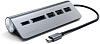 USB-концентратор Satechi Aluminum USB 3.0 Hub & Card Reader ST-TCHCRM (Space Gray) купить в интернет-магазине icover