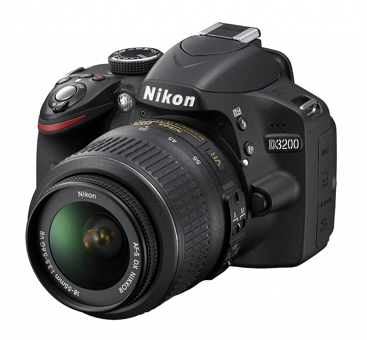Фотоаппарат Nikon D3200 Kit (D3200 Body Black + 18-55 VRII Black + 55-300VR Black) купить в интернет-магазине icover