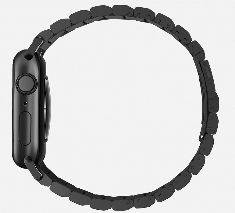 Ремешок Nomad Titanium для Apple Watch Series SE/6/2/3/4 42/44 mm (Black) купить в интернет-магазине icover