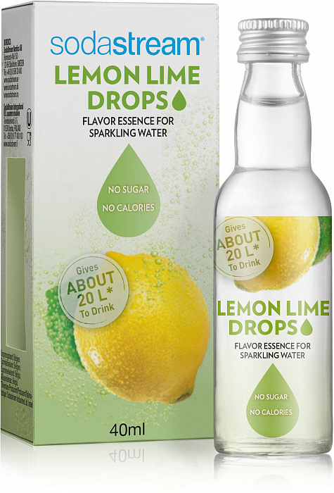 Концентрат безалкогольного напитка Sodastream Drops 40ml (Lemon Lime) купить в интернет-магазине icover