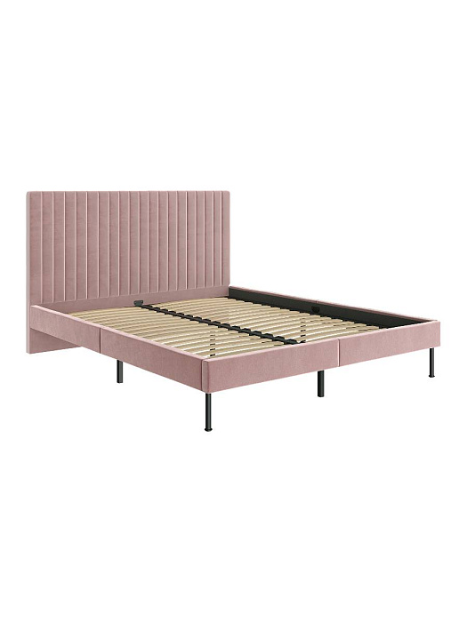 Кровать двуспальная RIDBERG LUGANO 160x200 Велюр NEO 15 (Pink) купить в интернет-магазине icover