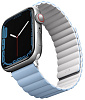Ремешок Uniq Revix (41MM-REVWHTBLU) для Apple Watch 41 / 40 / 38 mm (White/Arctic Blue) купить в интернет-магазине icover