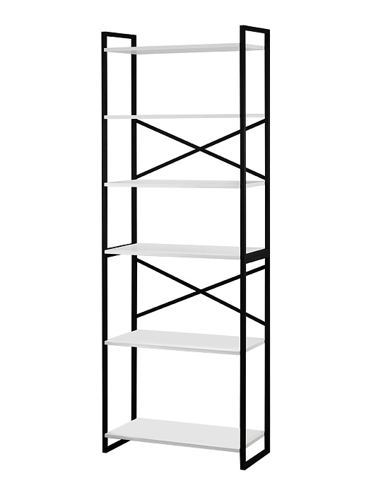 Стеллаж лофт RIDBERG CHICAGO 6 полок (White) купить в интернет-магазине icover