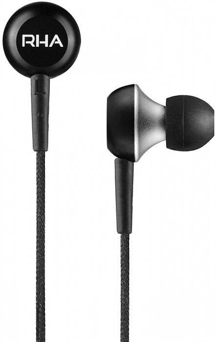 RHA MA350 - внутриканальные наушники (Black/Silver) купить в интернет-магазине icover