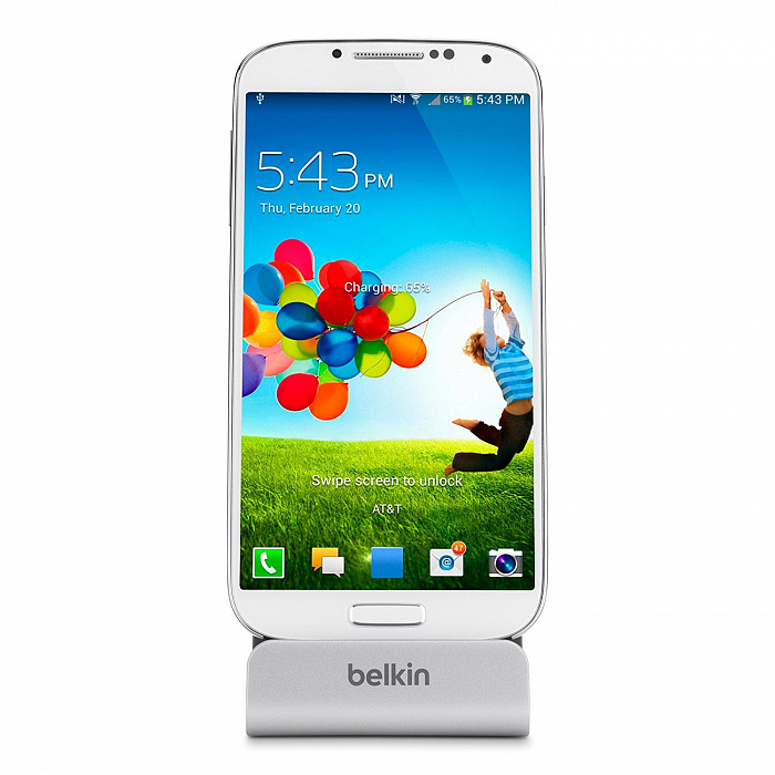 Док-станция Belkin Charge + Sync Dock (F8M389bt) для смартфонов Samsung (Silver) купить в интернет-магазине icover