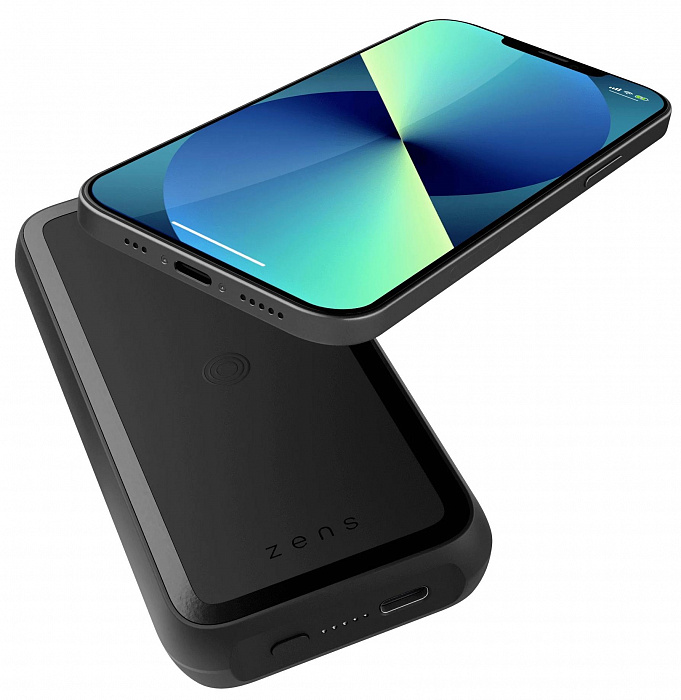 Внешний аккумулятор Zens Magnet Wireless Powerbank 10000 mAh ZEPP04M/00 (Black) купить в интернет-магазине icover