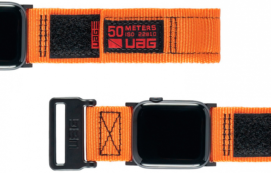 Ремешок Urban Armor Gear Active (19148A114097) для Apple Watch Series 2/3/4 42/44 mm (Orange) купить в интернет-магазине icover