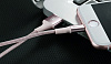 Кабель для iPod, iPhone, iPad Baseus Shining Cable with Jet metal 1m USB to Lightning CALSY-0R (Rose Gold) купить в интернет-магазине icover