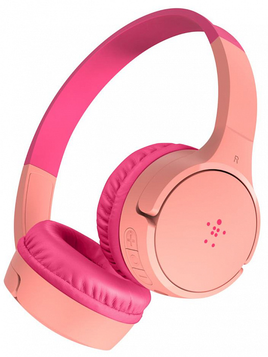 Детские Bluetooth-наушники с микрофоном Belkin Soundform Mini AUD002btPK (Pink) купить в интернет-магазине icover
