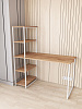 Стол-стеллаж лофт RIDBERG MEMPHIS (Oak/White) купить в интернет-магазине icover