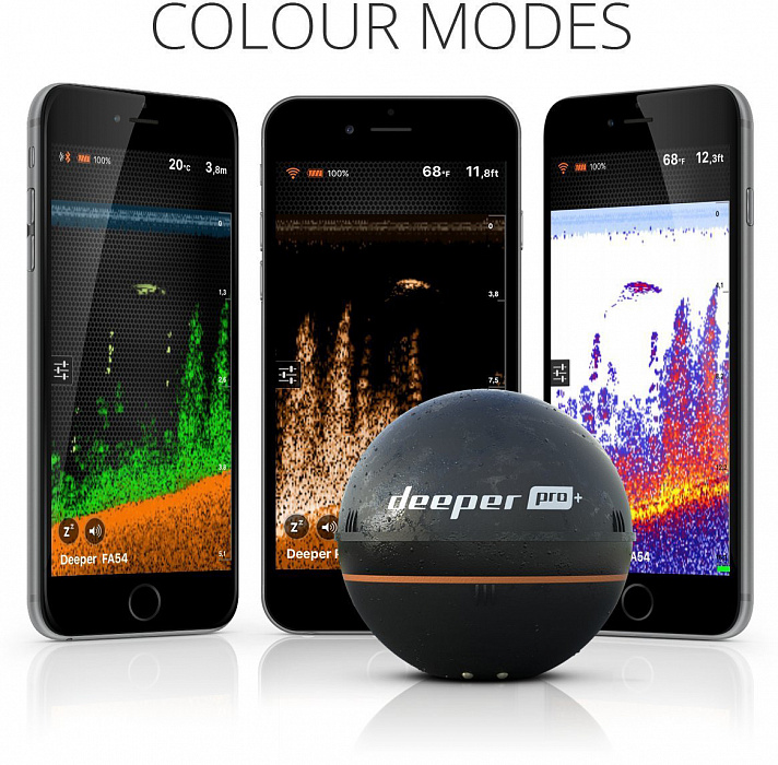 Беспроводной эхолот Deeper Sonar Pro+ (Wi-Fi+GPS) купить в интернет-магазине icover