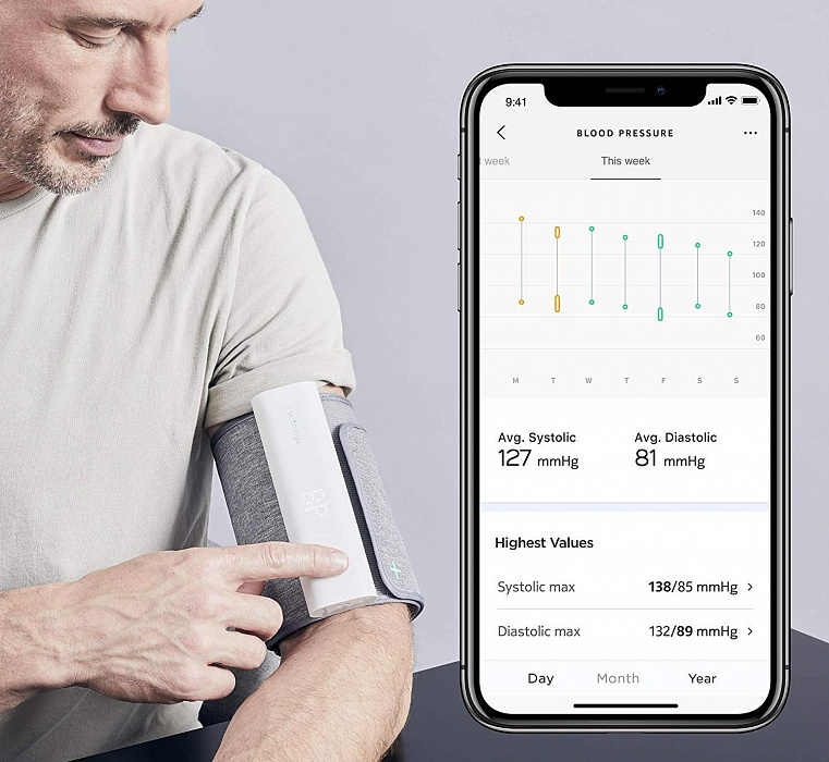 Тонометр Withings BPM Connect (Grey) купить в интернет-магазине icover