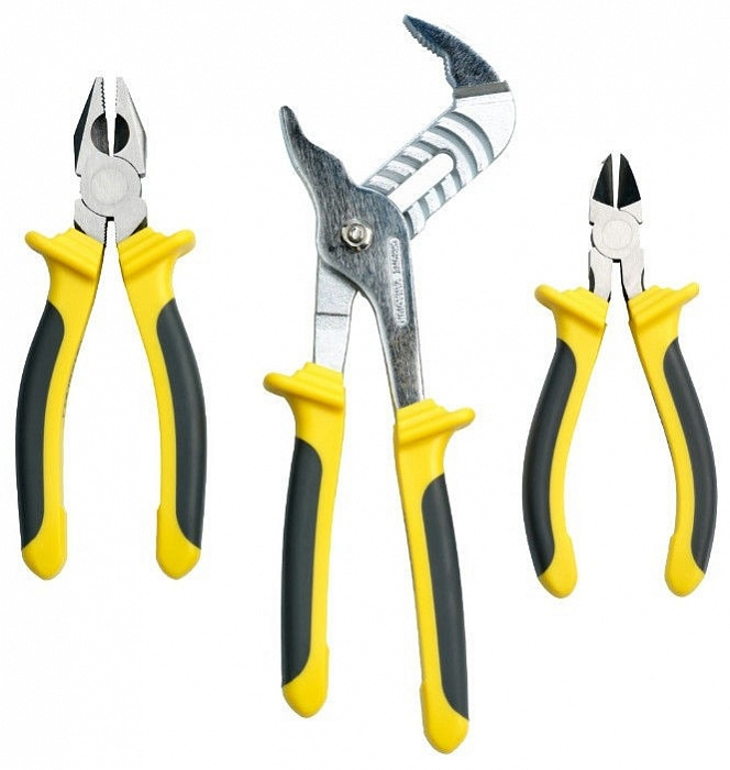 Набор из плоскогубцев и кусачек Stanley 6-97-043 (Yellow/Black) купить в интернет-магазине icover