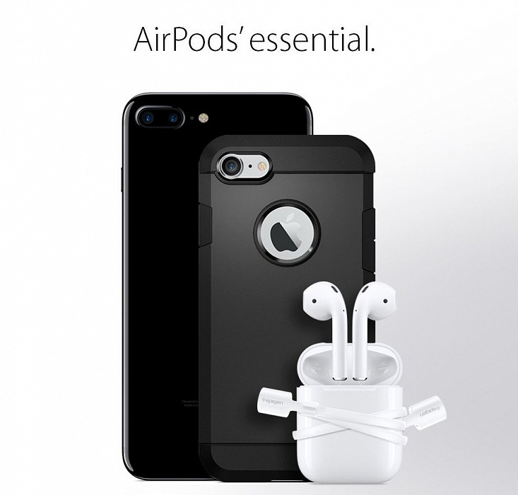 Держатель Spigen Airpods Strap (000EM20861) для наушников (White) купить в интернет-магазине icover