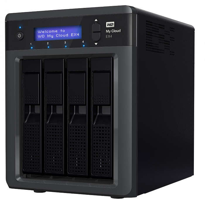 WD My Cloud EX4 3.5" 20Tb (WDBWWD0200KBK) - сетевое хранилище купить в интернет-магазине icover